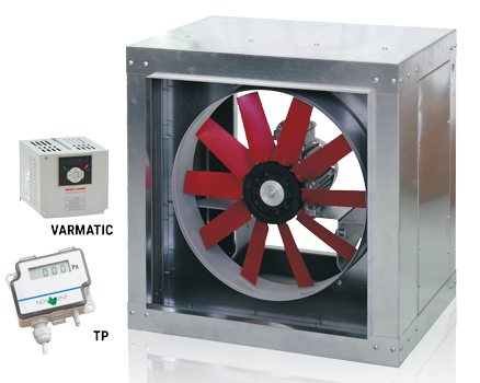 NOVOVENT | CAIXA DE VENTILAÇÃO KIT DE SOBREPRESSÃO AXI BOX