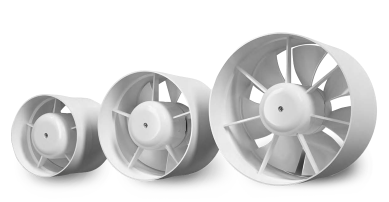 Caixa de ventilação - Novovent Axi Box Solid