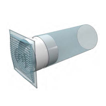 Caixa de ventilação - Novovent Axi Box Solid